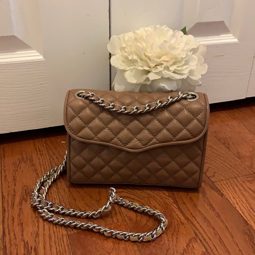 Rebecca Minkoff Mini Affair Quilted Leather Bag | Cognac